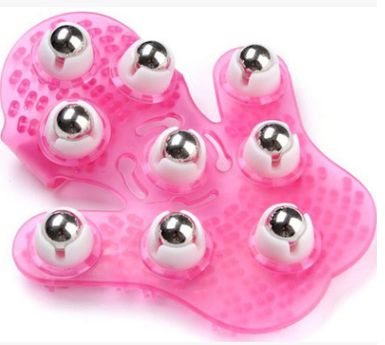 360-Degree Rotating Body Massage Device with Balls