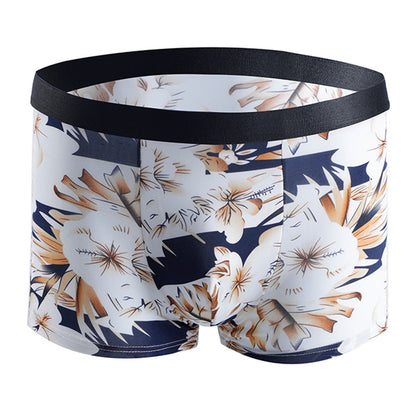 Men's Breathable Boxer Shorts with Fashion Print