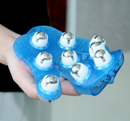 360-Degree Rotating Body Massage Device with Balls