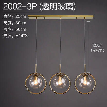 Nordic Modern Minimalist Glass Pendant Light