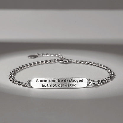 Vintage Thai Silver Bracelet for Men's Fashion