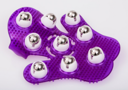 360-Degree Rotating Body Massage Device with Balls